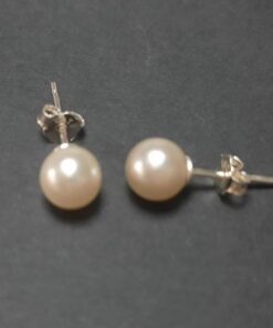 Pendientes perla 06 mm