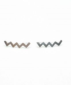 Pendientes trepador zigzag