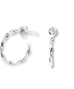 Pendientes aro rizado 20 mm