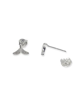 Mini pendientes cola de ballena