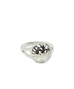 Anillo de plata arbol de la vida