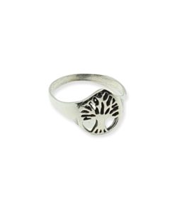 Anillo de plata arbol de la vida