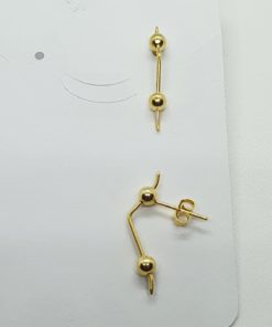 Pendiente Slim oro