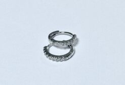 Pendientes aro 10 mm Circonitas